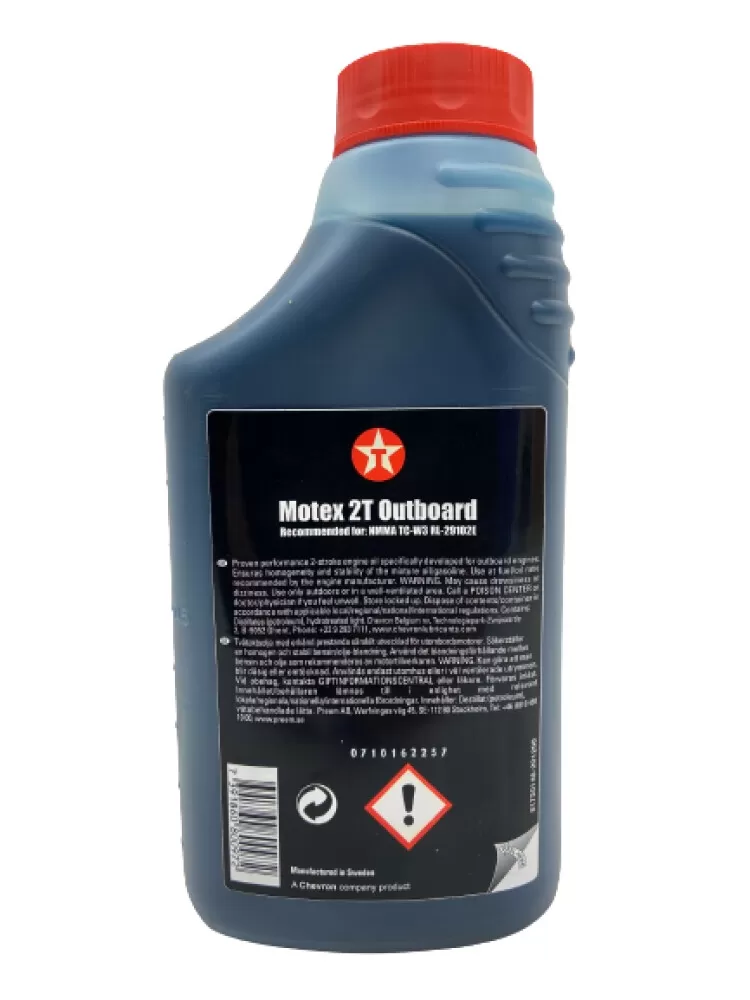 Havoline outboard 2T 1 liter - bakside