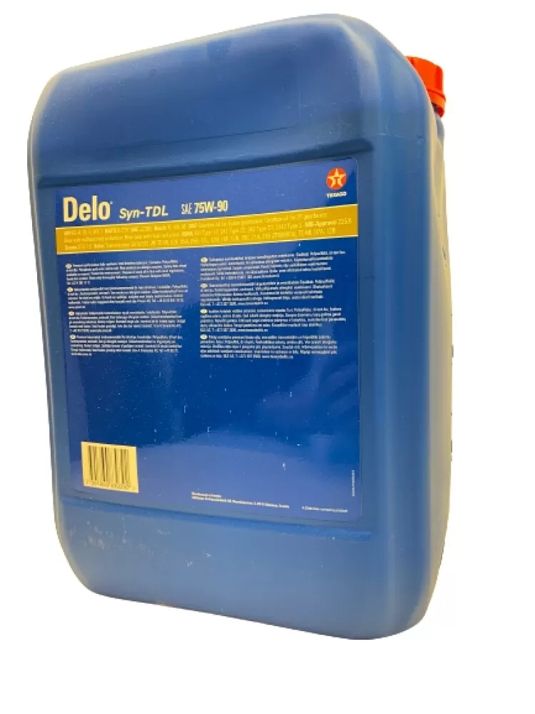 Delo Syn-Tdl  SAE 75W- 90 20 Liter - bakside