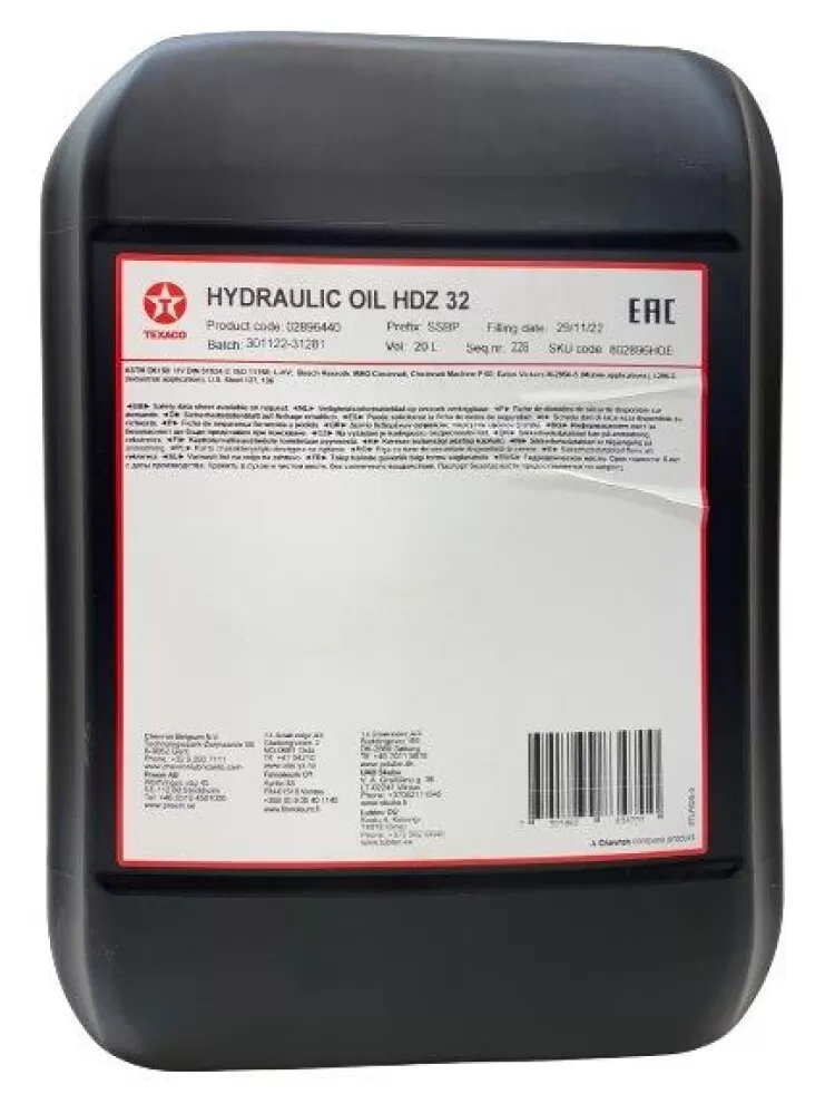 Rando Hydraulik oil HDZ 32- 20 Liter