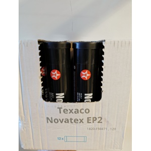 Kartong med 12 fett patroner Novatex EP 2