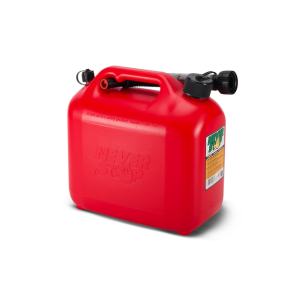 Never Stop Bensinkanne - Rød Plast - 10 Liter- Auto stop helletut