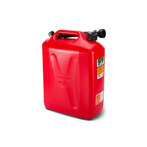 Never Stop Bensinkanne - Rød Plast - 20 Liter- Auto stop helle tut